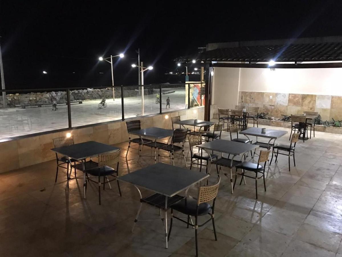 فورتاليز 605 Flat Mobiliado Com Vista Lateral Mar Na Praia De Iracema Com Ventilador المظهر الخارجي الصورة